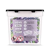 Love Home and Planet Laundry Detergent, Packets Lavender & Argan Oil, 30 count