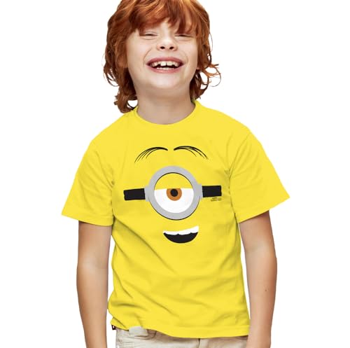Popfunk Minions Laughing Minion Kids T Shirt for Youth Toddler Boys and Girls