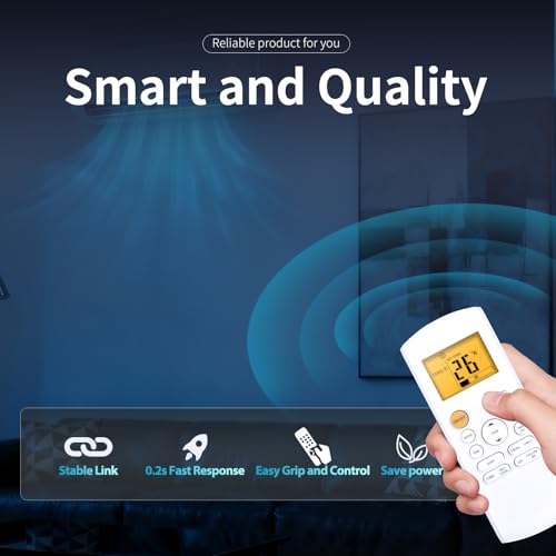 Télécommande pour climatiseur Midea pour ajuster l'air du salon - 3