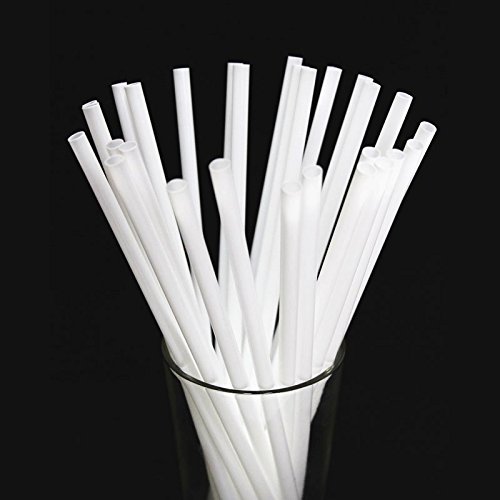 Preisvergleich Produktbild Lot de 1000 pailles pour cocktail, 210 mm, diamètre 7 mm, pour barman professionnel, oranges