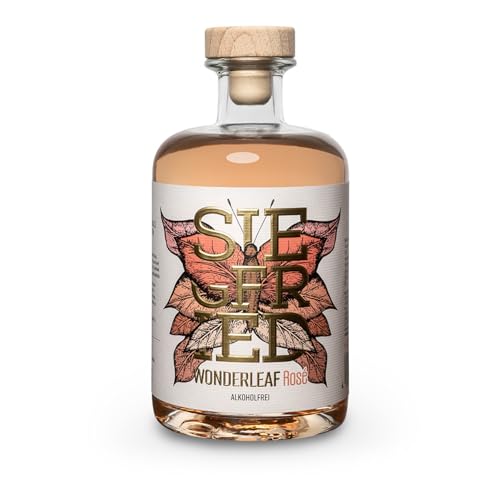 Siegfried Wonderleaf Rosé | Premium alkoholfrei | French Aperitif ohne Alkohol & Zucker | Fruchtig-elegant perfekt zum Mischen mit Wild Berry | Aus natürlichen Destillaten & Auszügen | Vegan | 500ml