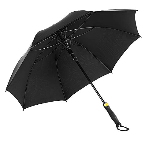 AmaGo Double Layer Inverted Umbrella with C-Shape Handle and Carrying Bag Upside-Down Windproof UV Protection Reverse Umbrella for Car Outdoor