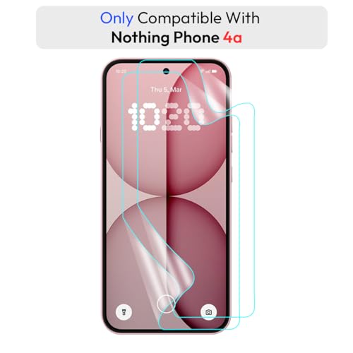 Image of KAPAVER EasyDo Film Screen Guard Protector for Nothing Phone 4a (Clear - 2 Pack)