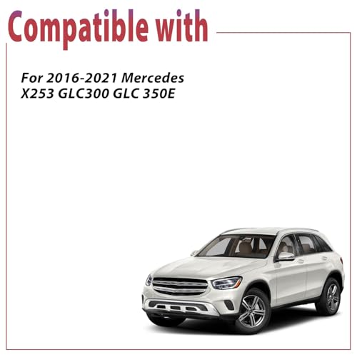 2 estribos laterales para Mercedes GLC 2016-2021 aluminio negro miniatura 2