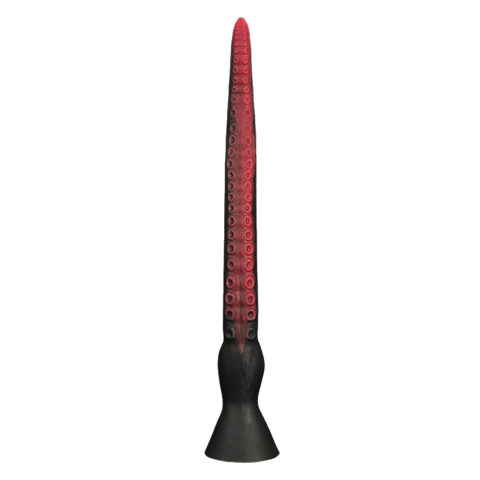 AMAZBEE Dildo a tentacoli extra lungo in silicone con ventosa – Plug anale lungo in silicone con struttura a polpo e dettagli a ventosa, dildo con ventosa per superfici lisce (XXL,1)
