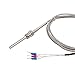 Waterproof RTD PT100 Temperature Sensor - Jaybva Stainless Steel 3 Wire Thermistor Probe for PID Temperature Controller NPT 1/4