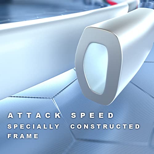 Badminton Rackets Set Of 2 For Training, Sport, Including 2 Kawasaki Badminton Racket, 3 Badminton Birdies Feather,1 Badminton Bag Large (Yellow Green/White Red) #TOP3