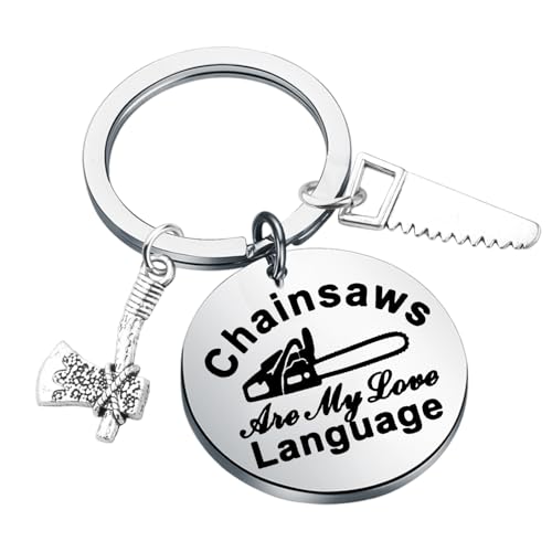 BNQL Arborist Keychain Arborist Gift Chainsaw Gifts Keychain Chainsaws Are