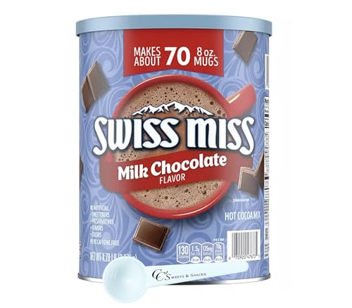 Swiss Miss Milk Chocolate Hot Cocoa Mix 4.78 lb Canister