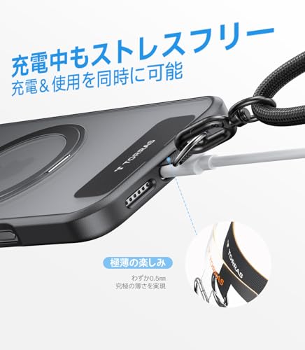 [TORRAS] 【頑丈・耐荷重8㎏】2025新開発 ストラップホルダー スマホ ストラップホール 透明パッチ 落下防止 首掛け 斜めがけ 肩掛け 首かけ ショルダー ネックストラップ 肩かけ 携帯ストラップ iphone 16e 16 15 14 用 android 用 xiaomi 用 スマホアクセサリ 着脱簡単断裂を防ぐ 取り替え 耐久性 全機種対応 二枚付き(クリア)