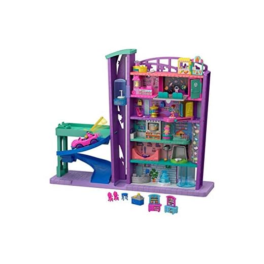 Polly Pocket Centro Comercial de Juguete para muñecas (Mattel GFP89)