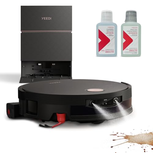 Image of Yeedi S20 Infinity Ultra Robot Vacuum and Mop, FocusJet Stain Pre-Dissolving Tech, Mop Roller Smart Cover, 22000Pa Suction, 145F Hot Air Dry, PowerBoost Plus Tech, AI Obstacle Avoidance,Omni Station