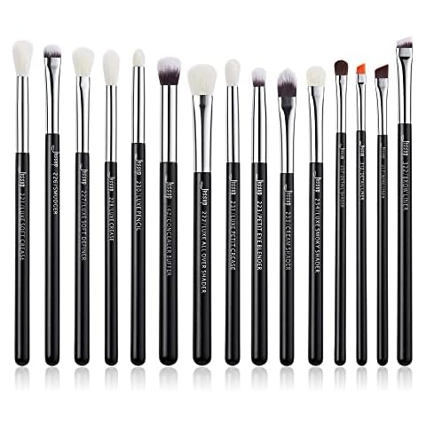 Jessup 15-Piece Professional Eye Makeup Brush Set Cover