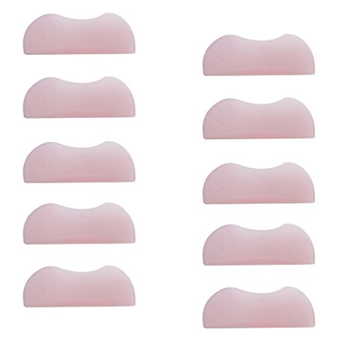 TaoNaisi - 5 pares de pestañas de silicona para rizar las pestañas postizas, almohadilla protectora