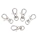 5pcs 5/16 Inch Swivel Trigger Snap Hooks Silver--Used for Key Chains, Small Dog Leashes, Hanging Crafts or Decorations, Beading Projects and More