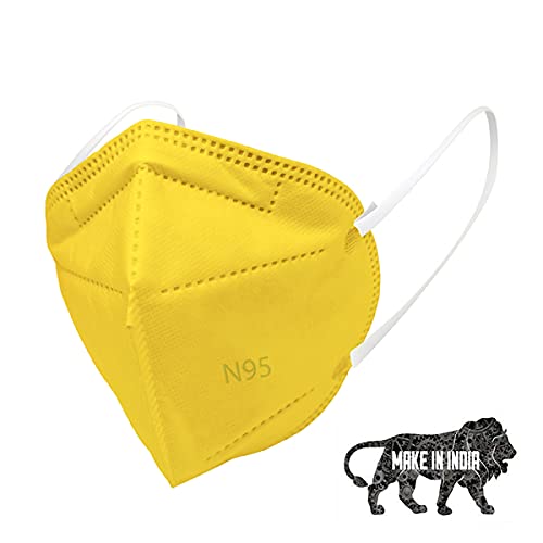 Zaffron Non Woven Fabric Reuseable Face Mask (Yellow, Without Valve, 10 Pieces) for Unisex (B0938H5PP1) Amazon Price History, Amazon Price Tracker