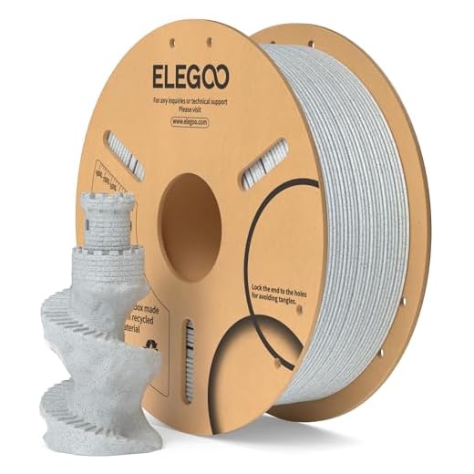⚡ ELEGOO PLA Filament 1.75mm Marble 1KG, 3D Printer Filament Dimensional Accuracy +/- 0.02mm, 1kg Cardboard Spool(2.2lbs) 3D Printing Filament Fits for Most FDM 3D Printers