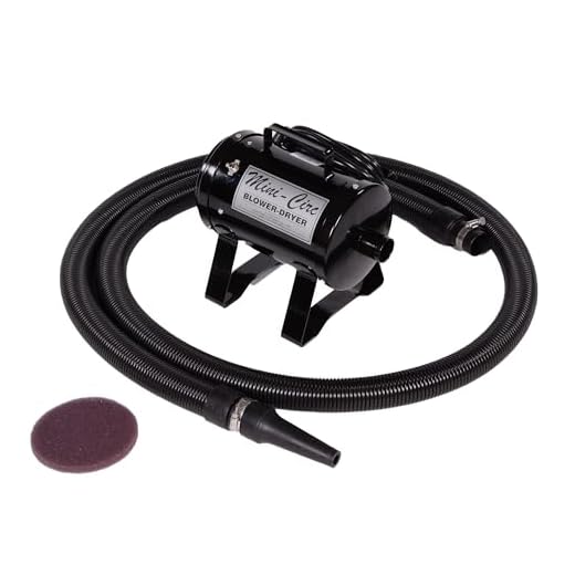 Electric Cleaner Co Mini-Circuiteer Portable Livestock Groomer and Blower, Black - Lightweight and Portable Blower