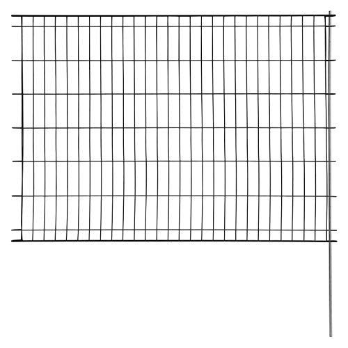 Preisvergleich Produktbild bellissa Teichschutzzaun - 92853 - Dekorativer Zierzaun für Abgrenzungen im Garten - 116 x 80 cm, grün