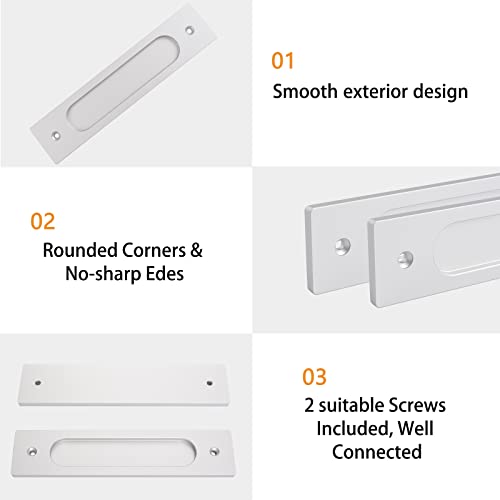 MOROBOR 180MM Rectangual Recessed Sliding Door Pulls - Image 4