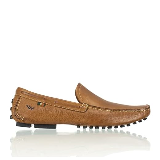 Mocassim Drive Masculino Sapatilha Em Couro Legitimo Conforto (Marrom, BR, Adulto, Numérico, 41)