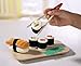 HABA Soft Sushi with Child-Sized Chopsticks & Serving Board Play Food Set - Pretend Play for Toddlers 3-5 and Kids Cooking Sets for Aspiring Chefs