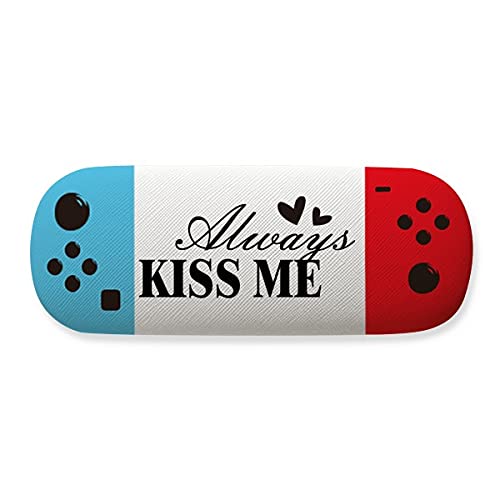 Étui à lunettes Always Kiss Me anti-choc avec intérieur velours