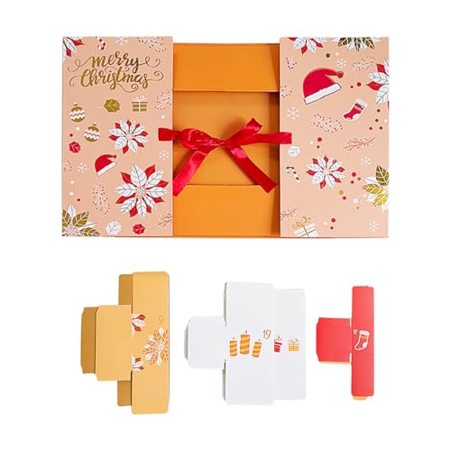 Boîtes de compte à rebours pour chocolat et bonbons de Noël