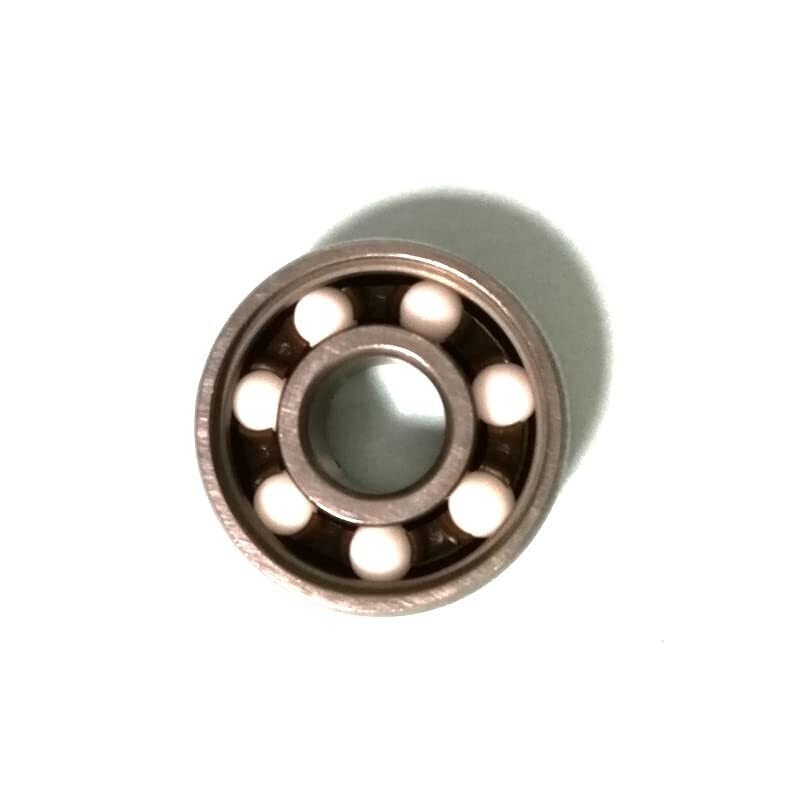 Rodamientos, 10 Uds 608RS bola de cerámica rodamiento rueda patín en línea ABEC 11 monopatín antioxidante 608 RS eje 8x22x7mm,Durabilidad mejorada(2)