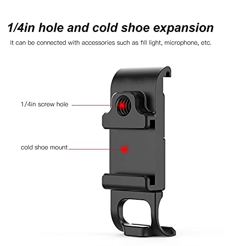 Vbestlife Capa de bateria de metal removível para câmera esportiva G9-6 para GoPro Hero 9, com furo