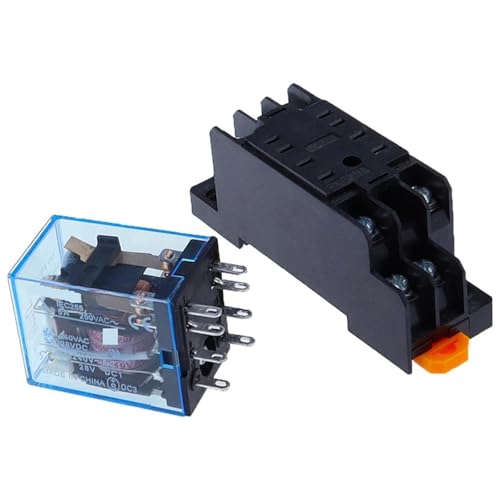 Mini relais de commande DPDT MY2P 220V CA pour domotique et atelier