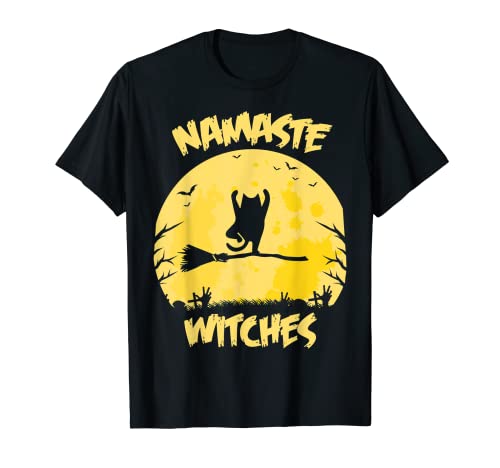 Namaste Witches - Costume divertente da yoga per Halloween, da donna Maglietta