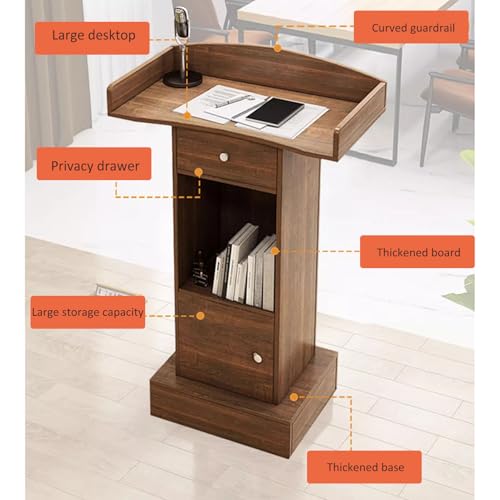 Plataforma de presentación versátil en madera contra el desorden 4