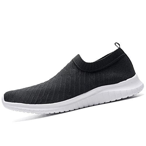 Image of TIOSEBON Men's Slip On Walking Shoes Arch Support Knit Mesh Lightweight Casual Comfortable Gym Workout Running Tennis Travel Standing Sneakers