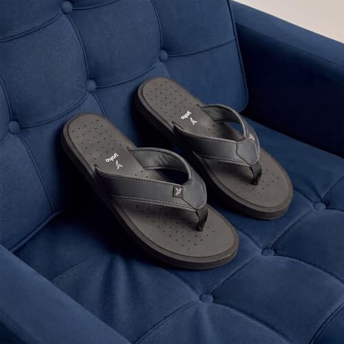 Image of YOHO ArchFlex orthopedic slippers for men | Arch support for pain relief | Soft, Anti-Skid, lightweight | comfortable padded straps flip flops for Everyday