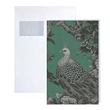 1 CAMPIONE Profhome S-399822-GU format A4 | Carta da parati fiori toile de Jouy