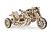 UGEARS Puzzle 3D in Legno per Adulti - Kit Modellino Moto Fai da Te - Motocicletta - Modellini Moto da Costruire - Kit di Costruzione in Legno 3D - Modello di Legno 3D da Costruire (Scrambler UGR-10)