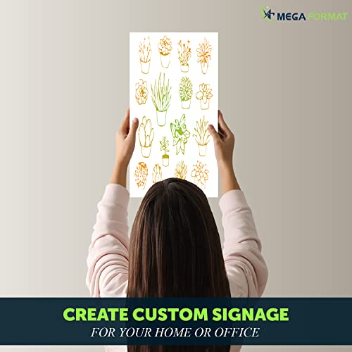 Image of Mega Format Expanded PVC Plastic Sheets - 6 inch X 12 inch Rigid White Sheet for Crafts, Signage, & Displays - Sintra, Celtec PVC Board - Waterproof for Outdoors Use - 1 /8 inch 3mm Thick - 1-Pk-White