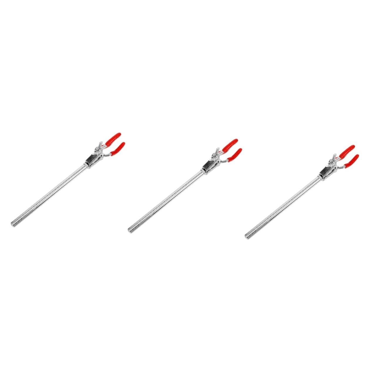 Mobestech 3pezzi Clip Per Provette Rebbi Zinco Per Laboratorio Per Flask e Tubo Condensazione Strumento Essenziale Per Esperimenti Scientifici
