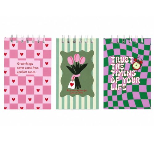 Image of A7 Pocket Notepad, Pack of 3, 160 Pages, Hardcover (Autumn)