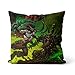 poduszka World of Warcraft poduszka nadruk lniane poduszki łóżko narzuta kwadratowa grafika 40 x 40 cm
