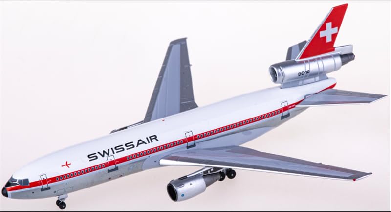 ACE HOBBYfor AeroClassics for SWISSAIR for Douglas DC-10 HB-IHH 1:400 Aircraft Pre-Built Model