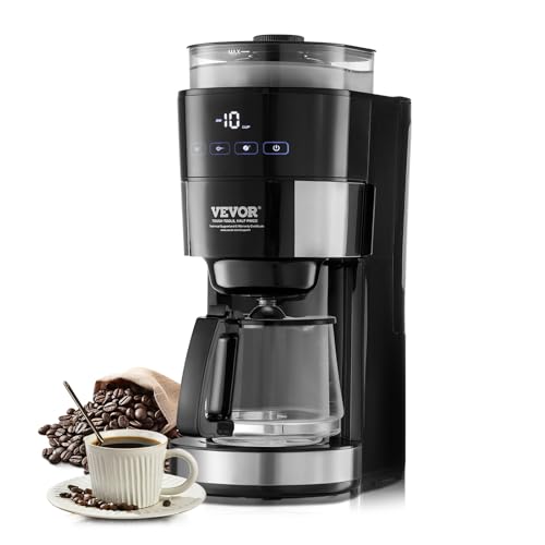 VEVOR Coffee Maker with Grinder