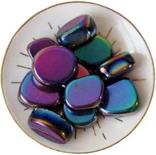 1x Aura Hematite Tumblestone | Tumbled Stones | Hematite Stone | Tumbled Stone | Hematite Crystals