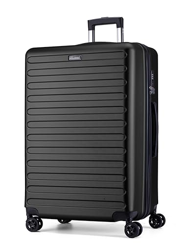 FLIEE Large Suitcase Hard Shell | Aluminum Telescopic Handle | TSA 3 Digit Combination Lock | 4 Dual...