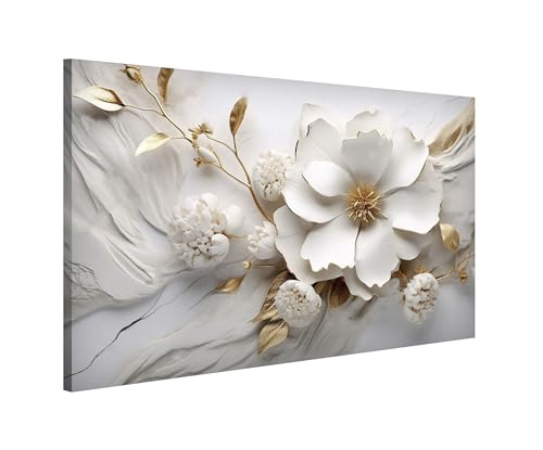 La Mejor Lista de Decoraciones florales los preferidos por los clientes. 41 Cuadro Decorativo Floral Finder Decor 120x80 Cm.