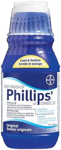 Bayer Phillips Milk of Magnesia Liquid, 350ml