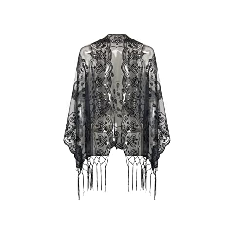 Étole rétro Coucoland motif paon Cover