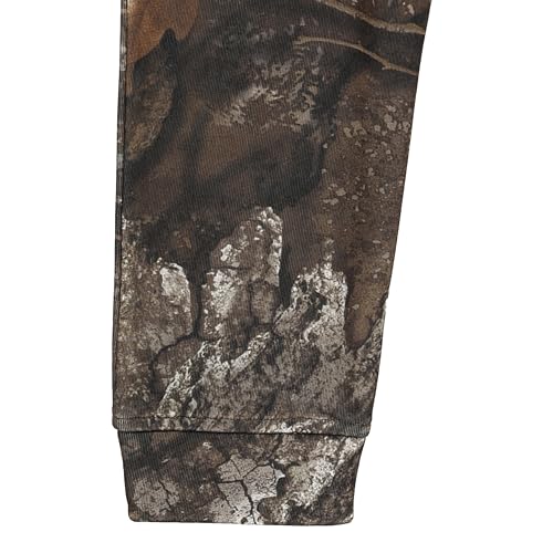 Realtree APX Camouflage Youth Jogger Pants | Kids Hunting Gear Dura Fleece Polyester Performance with Two Side Pockets2