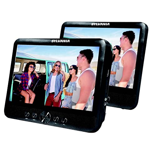 Sylvania Sdvd1082 10.1-In. Portable Dual-Screen 720P Hd Dvd And Media Player With Mounting Straps #TOP10